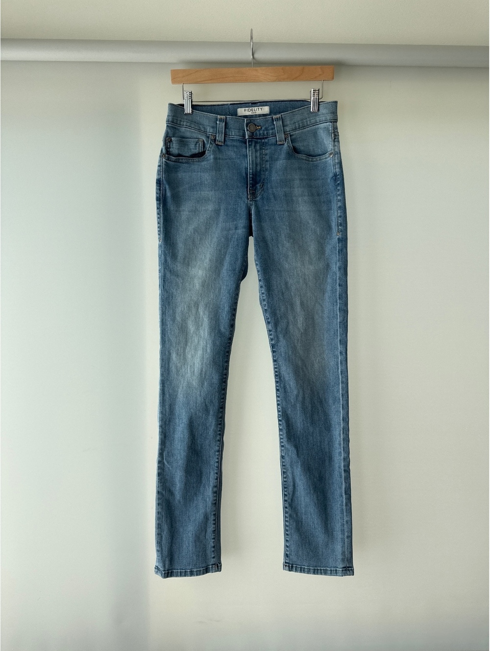 Fidelity Denim Torino Men’s Slim Jeans Size 30 Kettle Blue Stretch